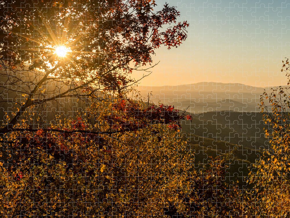 Shenandoah Jigsaw Puzzle featuring the photograph Blue Ridge Autumn by Matt Hammerstein