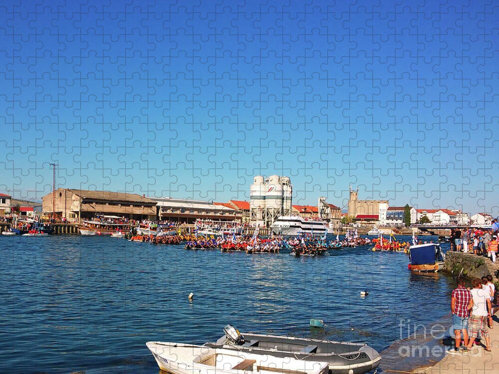 Boat Marathon Jigsaw Puzzle featuring the photograph Boat Marathon 1 by Jasna Dragun