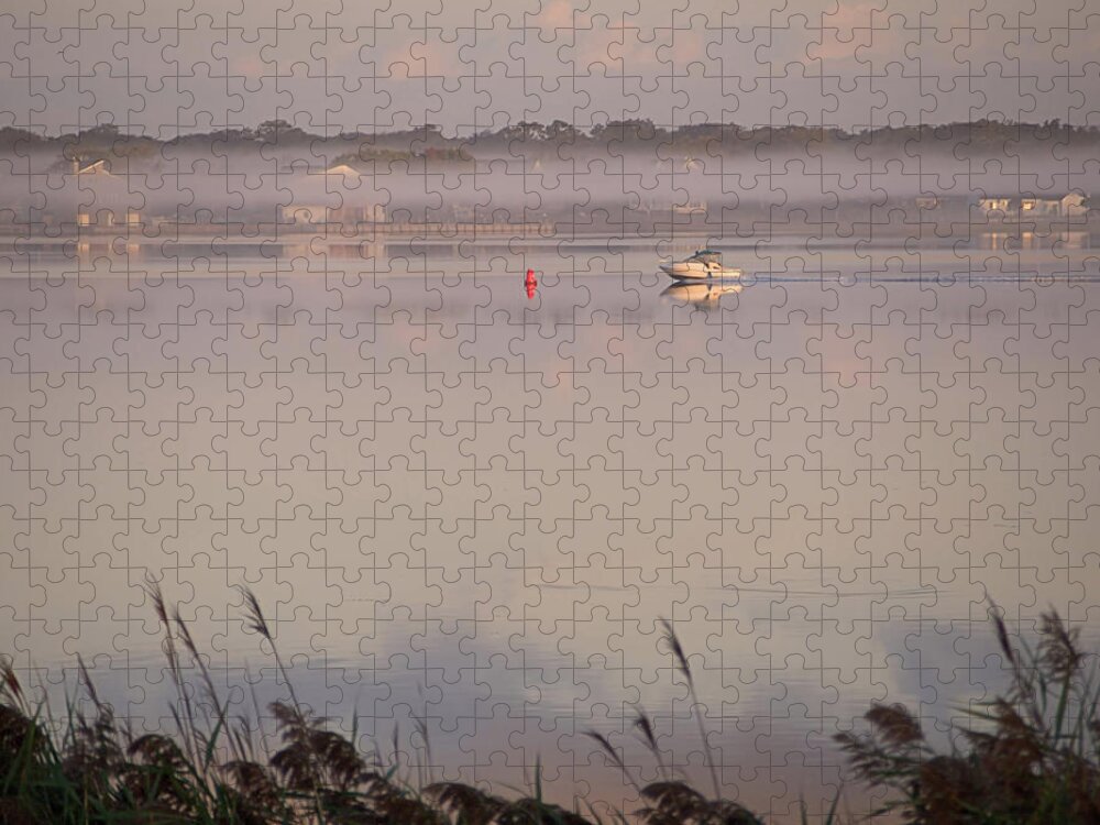 Boating Jigsaw Puzzle featuring the photograph Boating by Newwwman