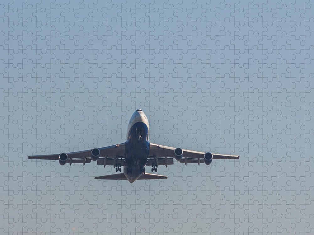 747 Jigsaw Puzzle featuring the photograph Boeing 747-4 by Brian MacLean