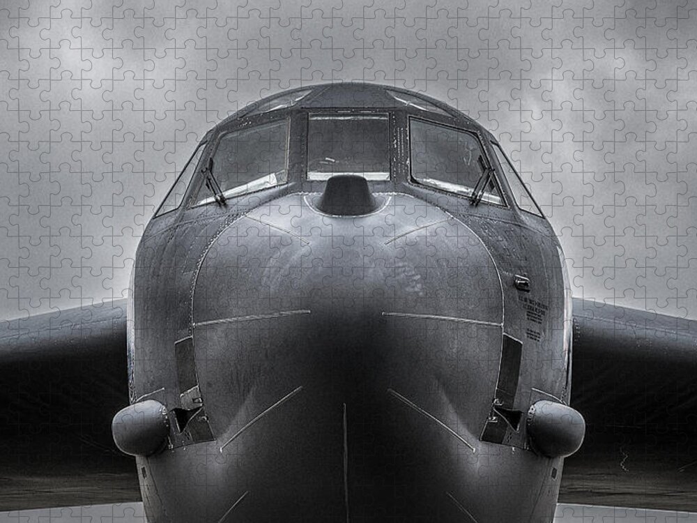 Boeing Jigsaw Puzzle featuring the digital art Boeing B-52 by Douglas Pittman