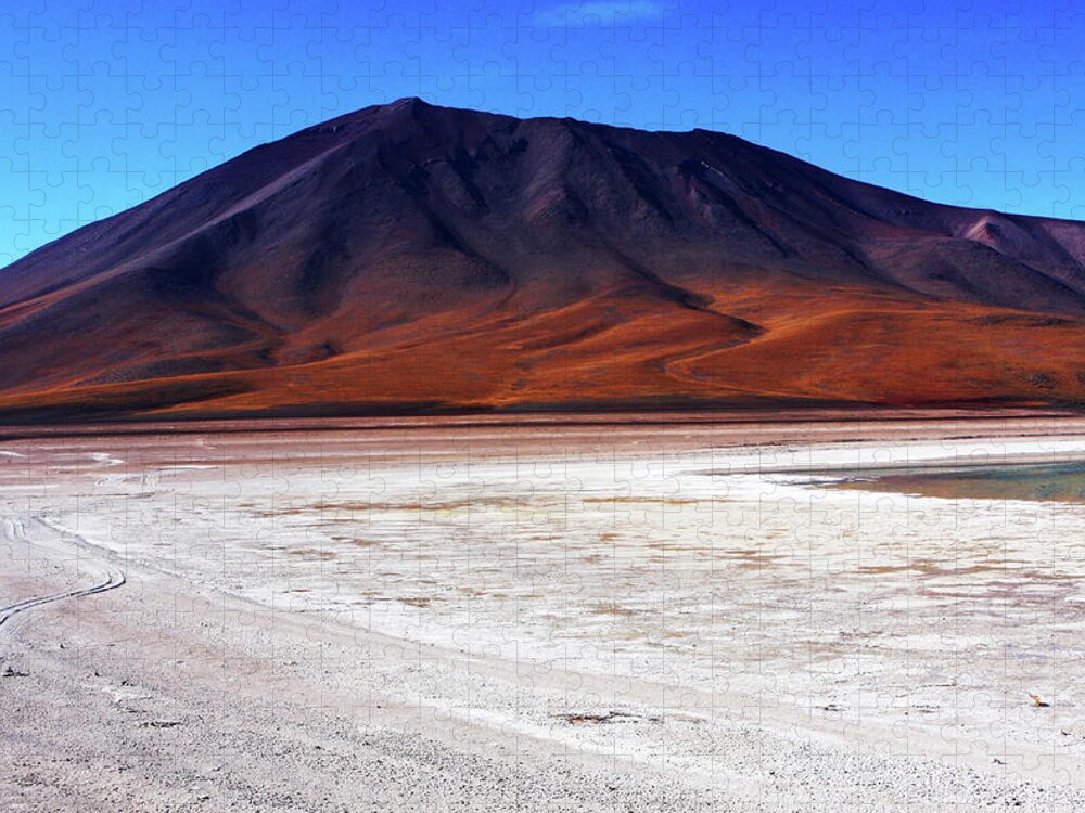 Color Jigsaw Puzzle featuring the photograph Bolivian Altiplano, South America by Aidan Moran