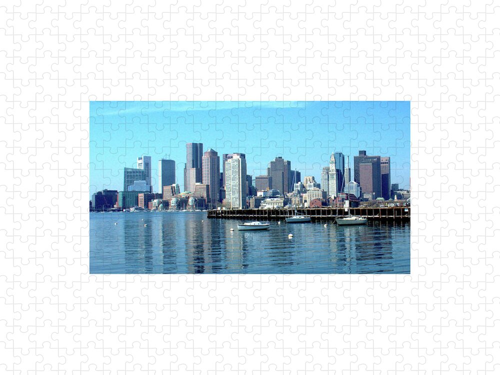 Boston Jigsaw Puzzle featuring the photograph Boston Reflected by Caroline Stella