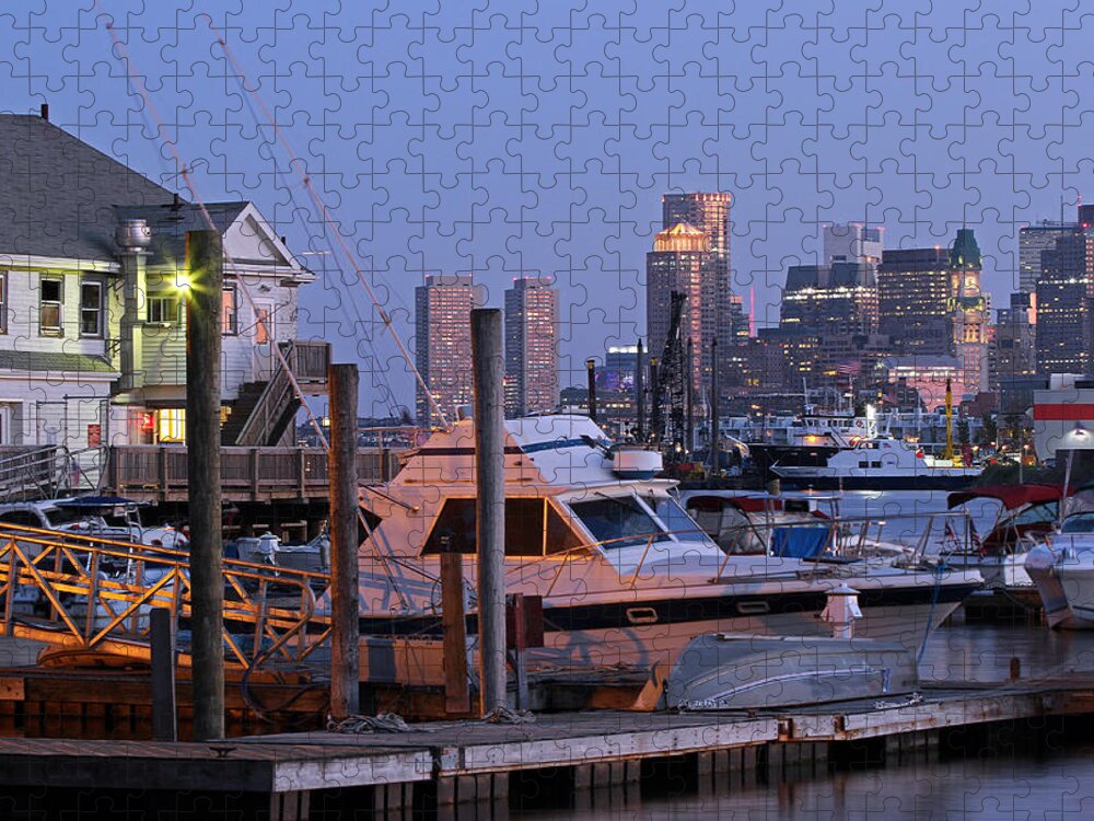 Boston Yachting Jigsaw Puzzle featuring the photograph Boston Yachting by Juergen Roth