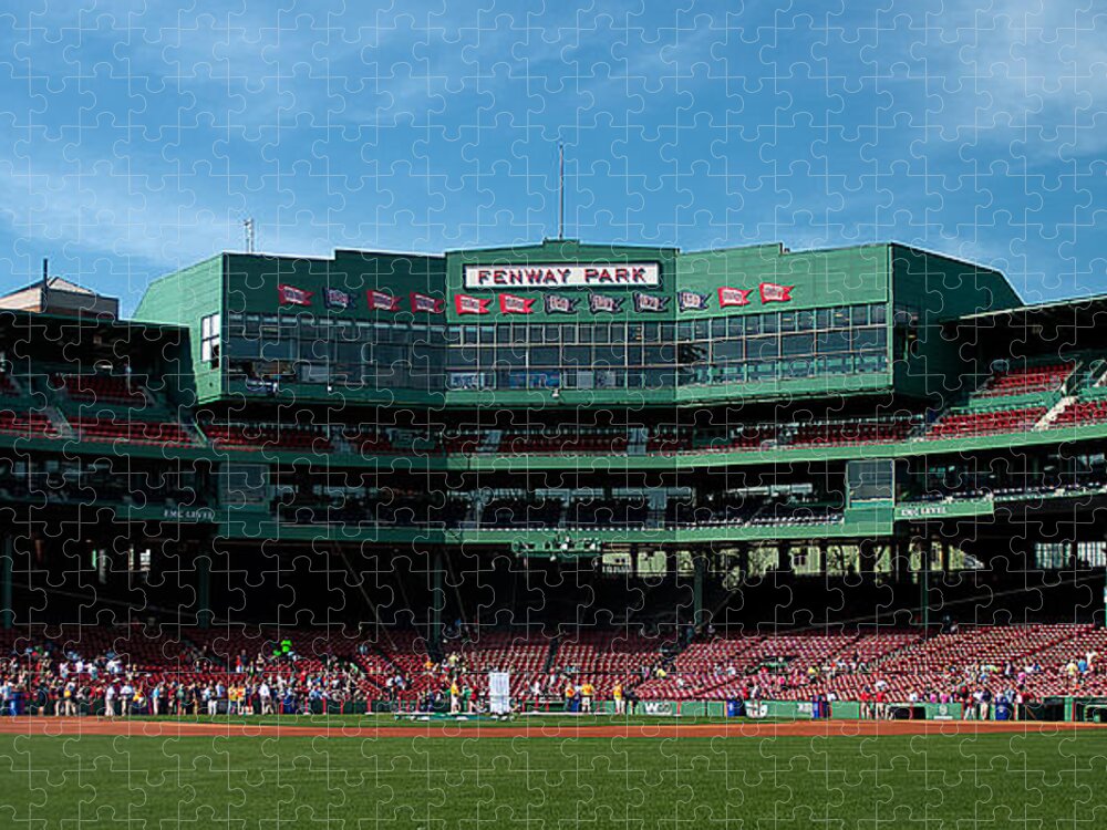 Red Sox Jigsaw Puzzle featuring the photograph Boston's Gem by Paul Mangold