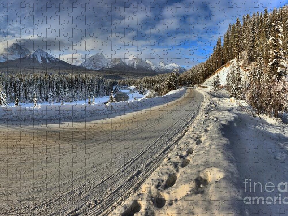 Morant Jigsaw Puzzle featuring the photograph Bow Valley Winter Wonderland by Adam Jewell