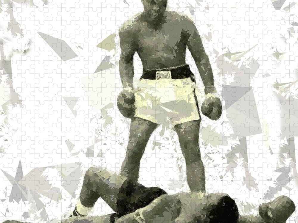 Boxing Jigsaw Puzzle featuring the painting Boxing 115 by Movie Poster Prints