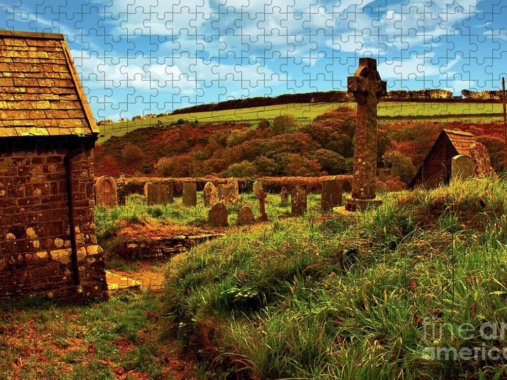 Places Jigsaw Puzzle featuring the photograph Brendon Hills by Richard Denyer