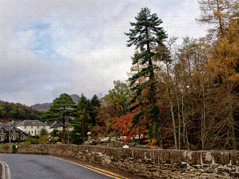 Bridge Jigsaw Puzzle featuring the photograph Bridge over Dochart at Killin by Elena Perelman