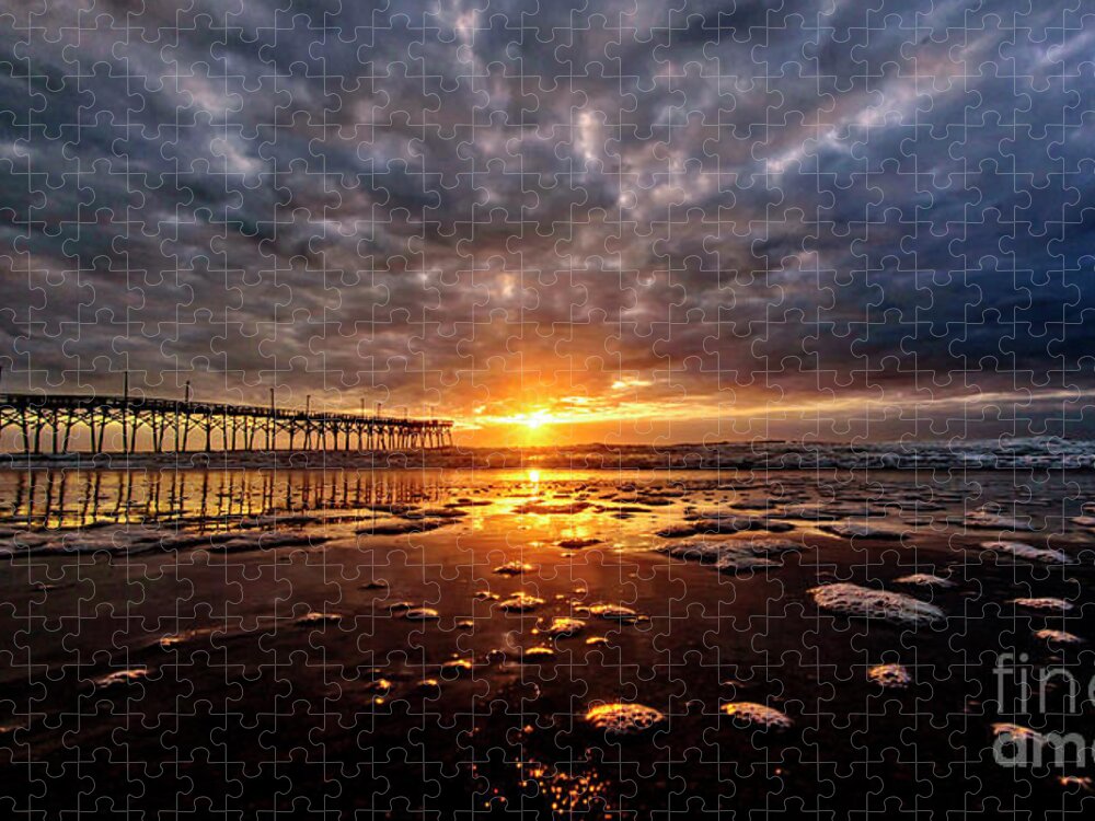 Sunrise Jigsaw Puzzle featuring the photograph Bubbles by DJA Images
