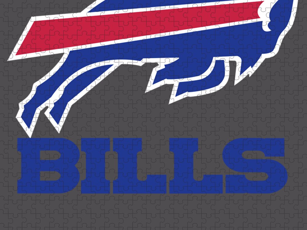 Buffalo Bills Jigsaw Puzzle featuring the mixed media Buffalo Bills on an abraded steel texture by Movie Poster Prints