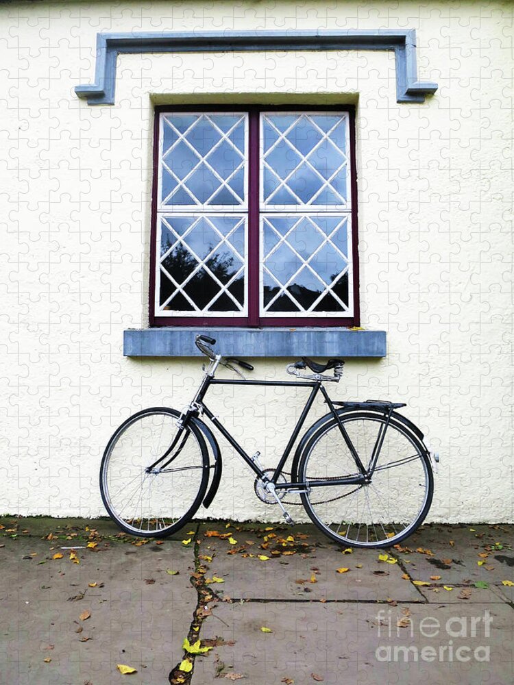 Landscape Jigsaw Puzzle featuring the photograph Bunratty Bike by Rick Locke - Out of the Corner of My Eye