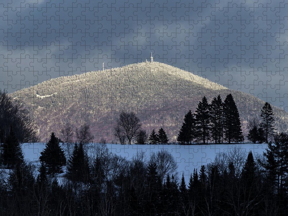 Vermont Jigsaw Puzzle featuring the photograph Burke Over the Hill by Tim Kirchoff
