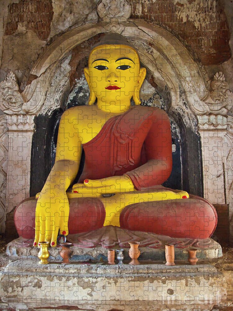 Temple Jigsaw Puzzle featuring the photograph Burma_d1150 by Craig Lovell