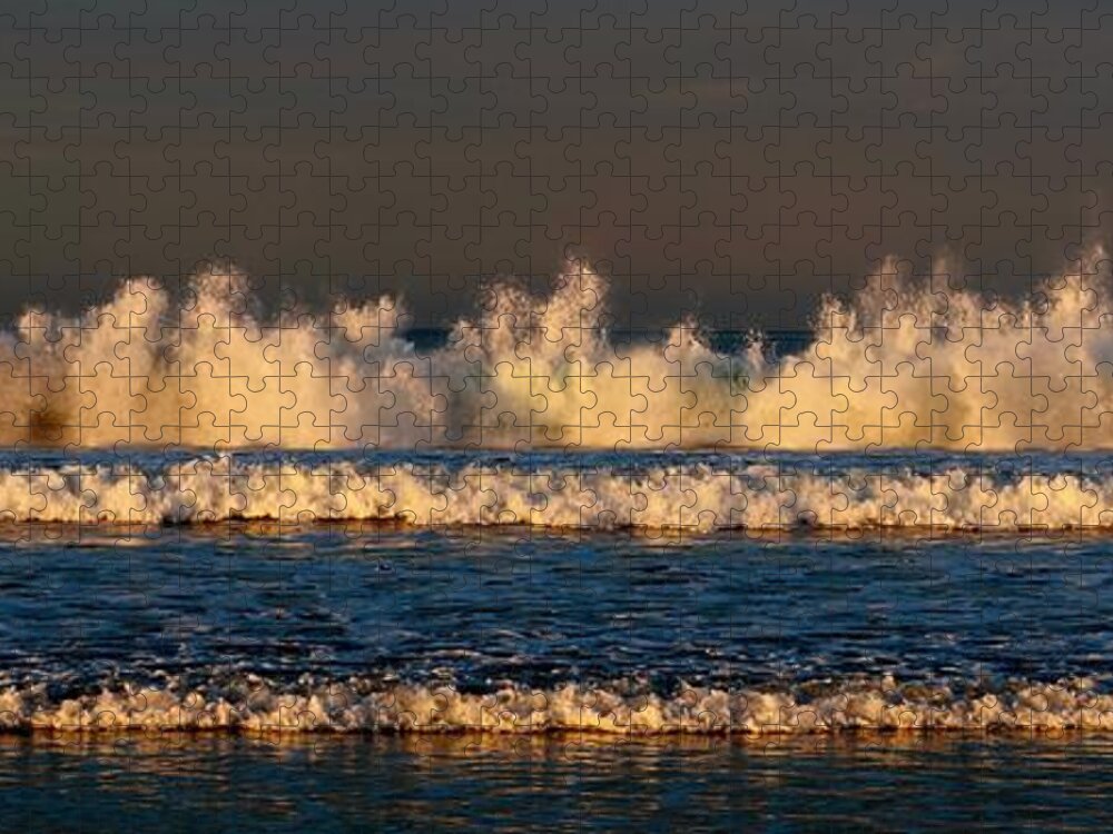 Ocean Jigsaw Puzzle featuring the photograph Dancing Waves by Christy Pooschke