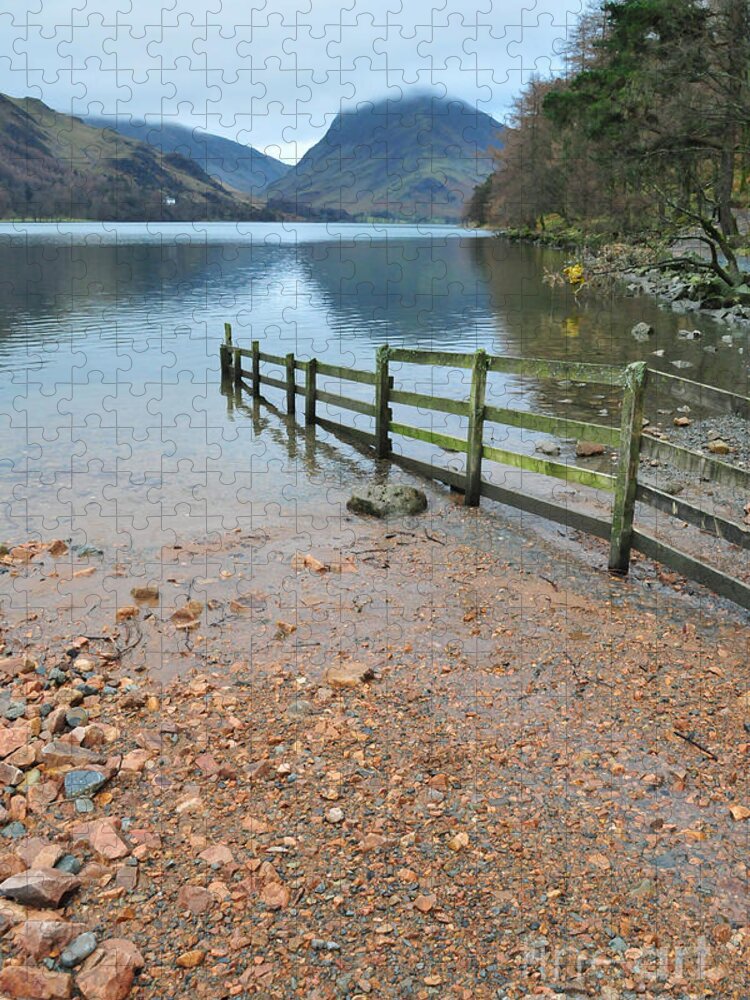 Buttermere Jigsaw Puzzle featuring the photograph Buttermere by Smart Aviation