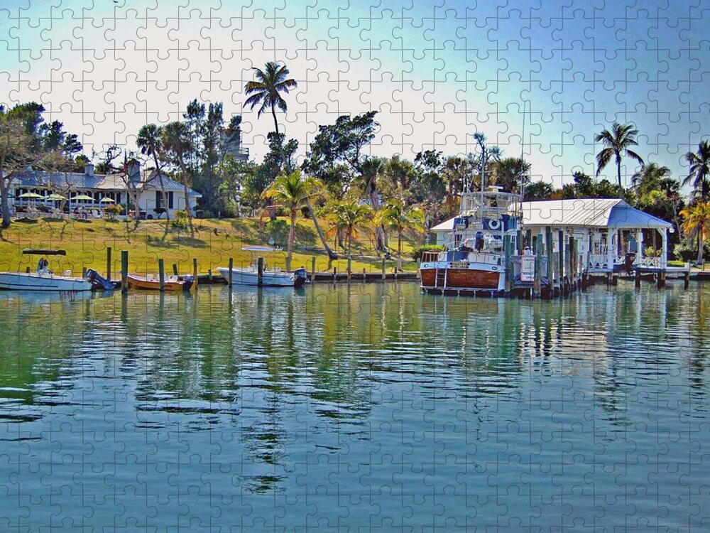 Water Jigsaw Puzzle featuring the photograph Cabbage Key by Michael Thomas