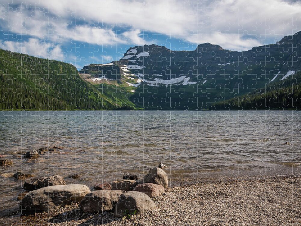 Cameron Lake Jigsaw Puzzle featuring the photograph Cameron Lake by Kristopher Schoenleber