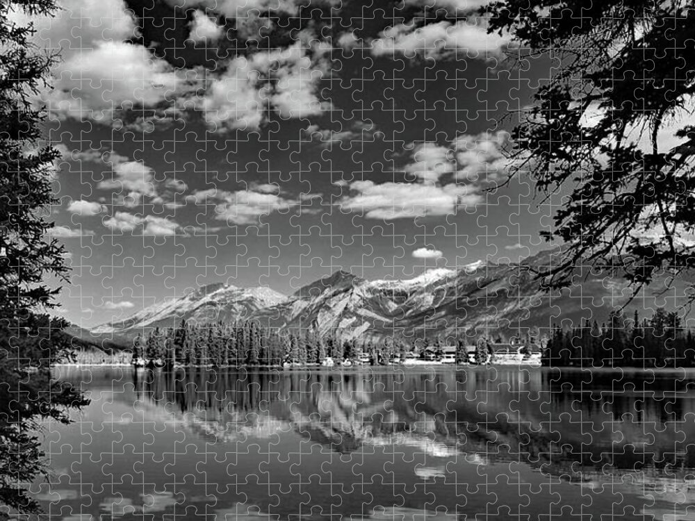 Canadian Rockies Jigsaw Puzzle featuring the photograph Canadian Rockies No. 4-2 by Sandy Taylor