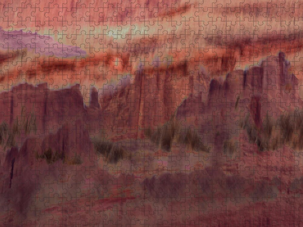 Canyons Jigsaw Puzzle featuring the photograph Canyon Dreaming by Deborah Hughes