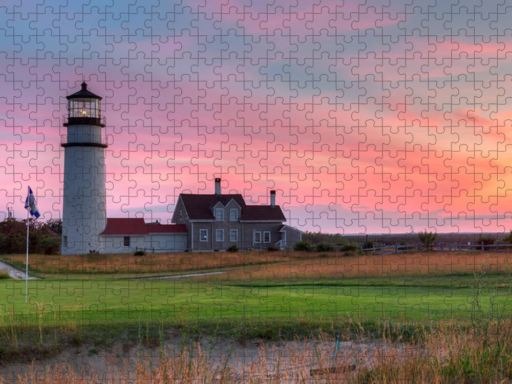 Highland Links Jigsaw Puzzle featuring the photograph Cape Cod Highland Links by Bill Wakeley