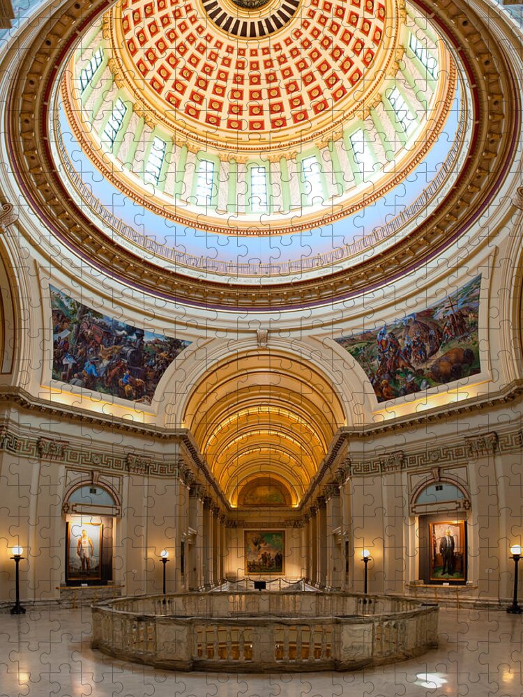 Administration Jigsaw Puzzle featuring the photograph Capitol Interior II by Ricky Barnard