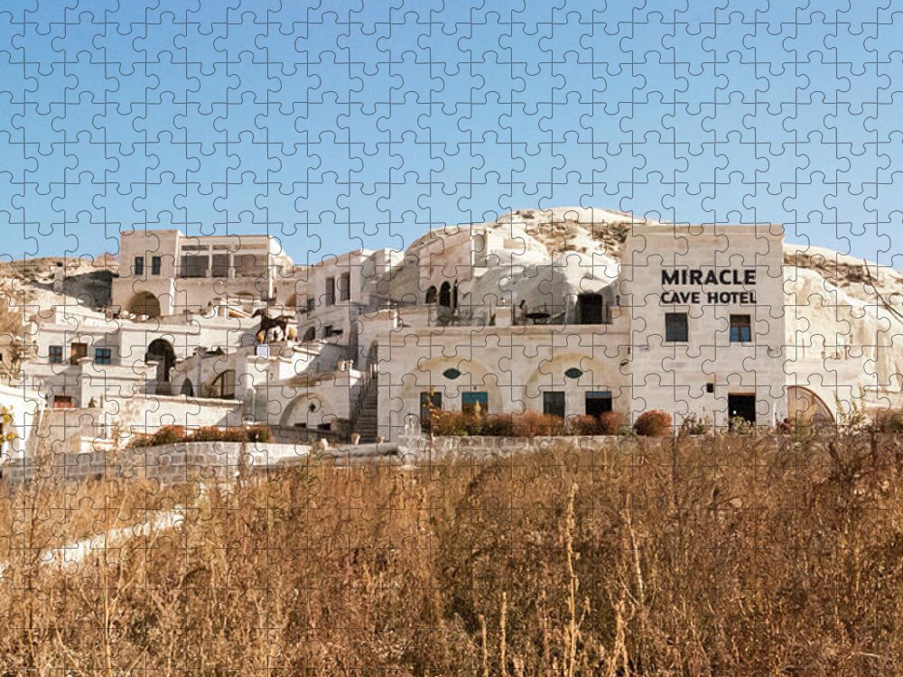 Cave Hotel Jigsaw Puzzle featuring the photograph Cave Hotel by Phyllis Taylor