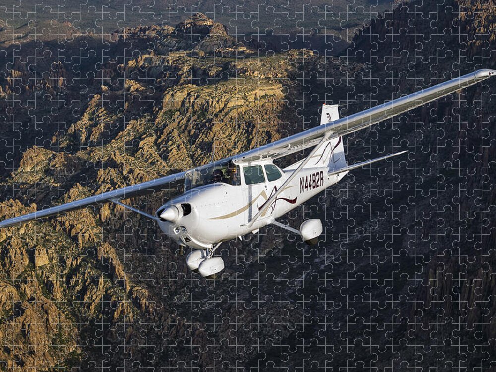 Cessna Jigsaw Puzzle featuring the photograph Cessna 172M by Jay Beckman
