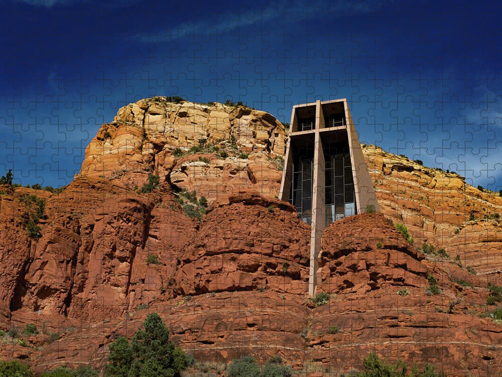 Chapel Jigsaw Puzzle featuring the photograph Chapel of the Holy Cross by Ron White