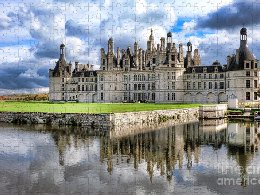 Chambord Jigsaw Puzzle featuring the photograph Chateau de Chambord by Olivier Le Queinec