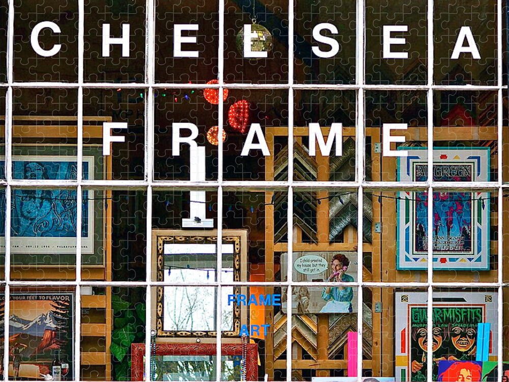 Philadelphia Facades Jigsaw Puzzle featuring the photograph Chelsea Frame by Ira Shander