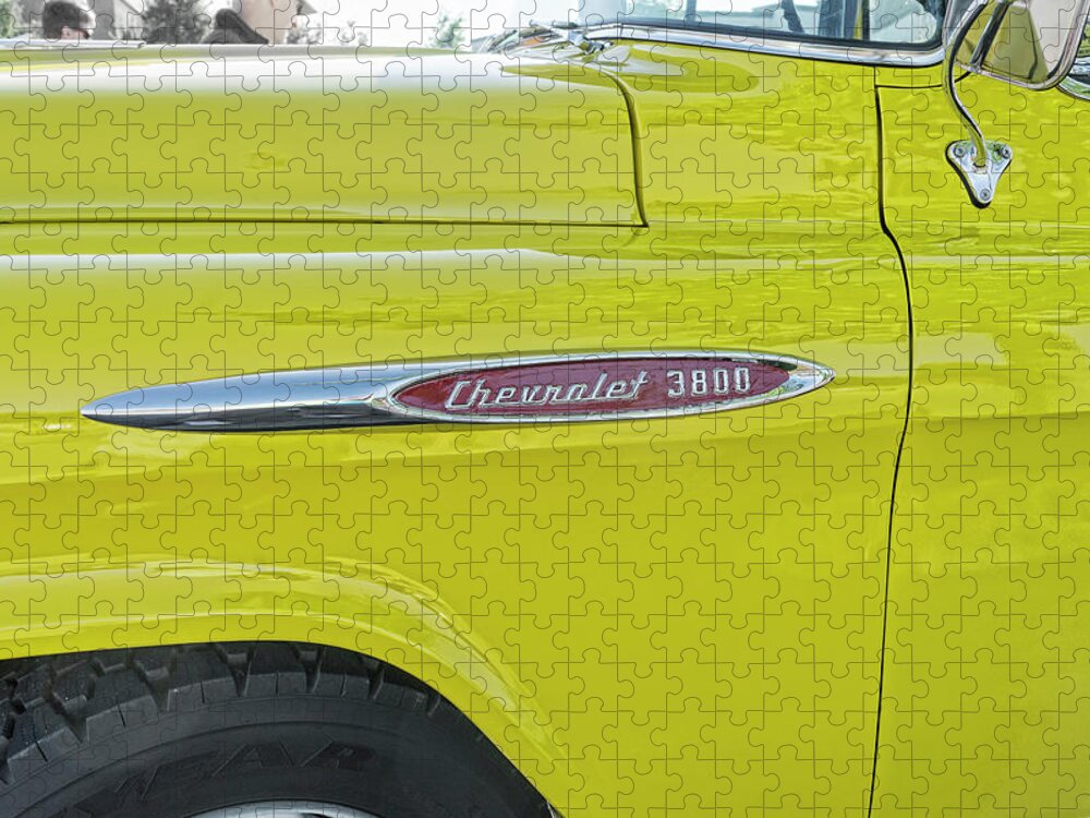 Sharon Popek Jigsaw Puzzle featuring the photograph Chevy 3800 by Sharon Popek