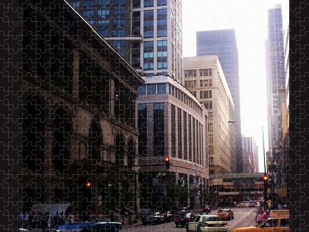  Jigsaw Puzzle featuring the photograph Chicago 6 by Samantha Lusby