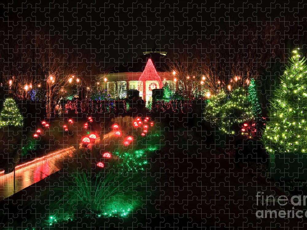 Daniel Jigsaw Puzzle featuring the photograph Christmas at Daniel Stowe Gardens by Jill Lang