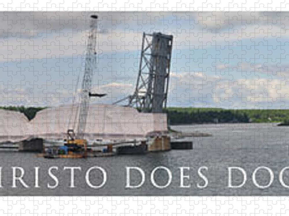 Christo Jigsaw Puzzle featuring the photograph Christo Does Door County by Tim Nyberg