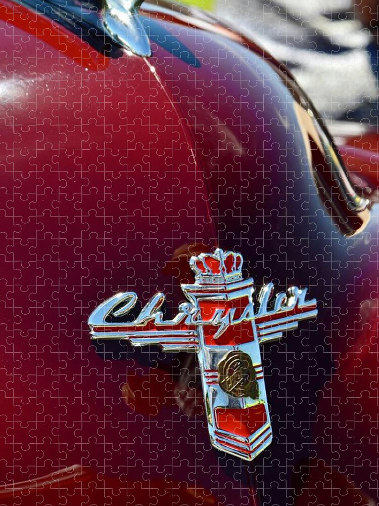  Jigsaw Puzzle featuring the photograph Chrysler Ornamentation by Dean Ferreira