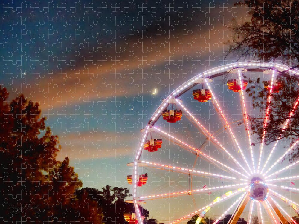 Sharon Popek Jigsaw Puzzle featuring the photograph Circus Dusk by Sharon Popek