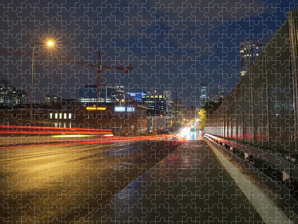 City Jigsaw Puzzle featuring the photograph City Street by Ivan Franklin