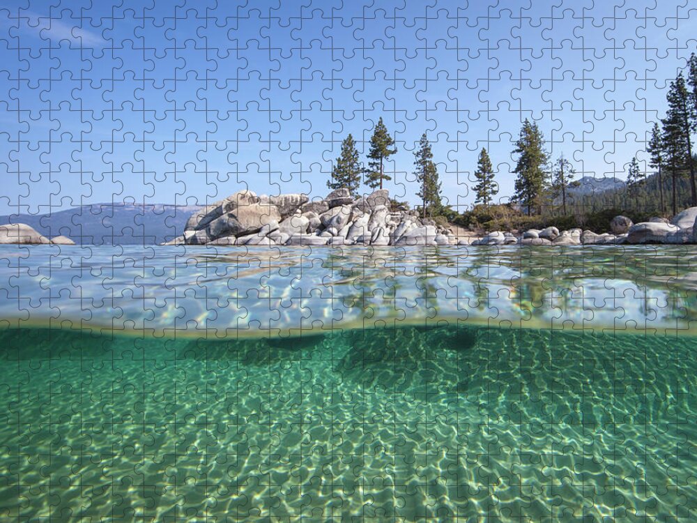 Lake Tahoe Jigsaw Puzzle featuring the photograph Classic Split by Dylan Silver by Dylan Silver
