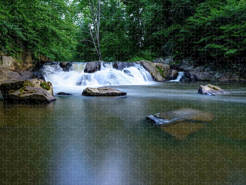 Chestnut Jigsaw Puzzle featuring the photograph Clear Creek by Michael Scott