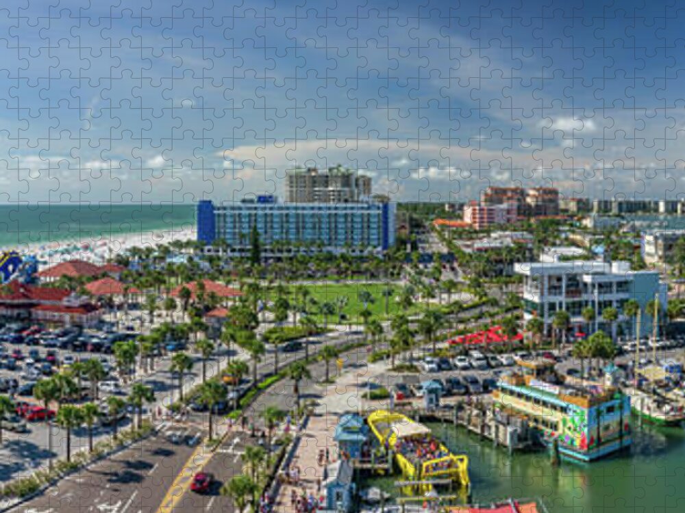 Clearwater Beach Jigsaw Puzzle featuring the photograph Clearwater Beach Florida by Steven Sparks