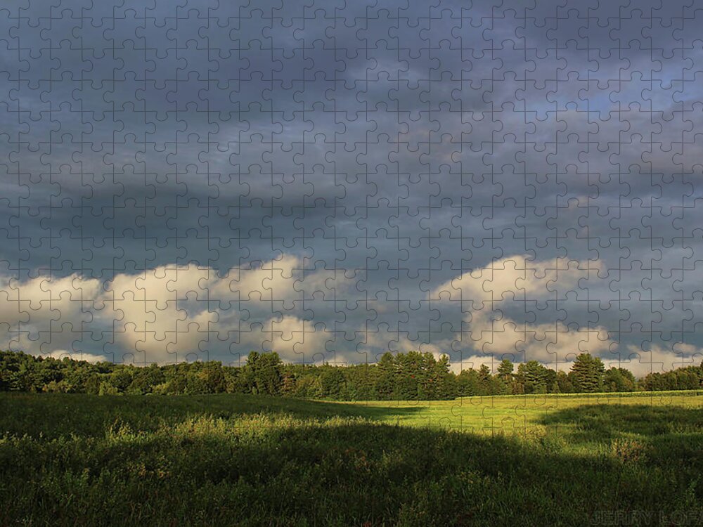 Clouds Jigsaw Puzzle featuring the photograph Cloudline by Jerry LoFaro