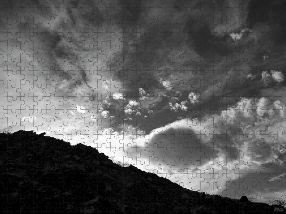 Atmosphere Jigsaw Puzzle featuring the photograph Cloudscape XXII BW by David Gordon
