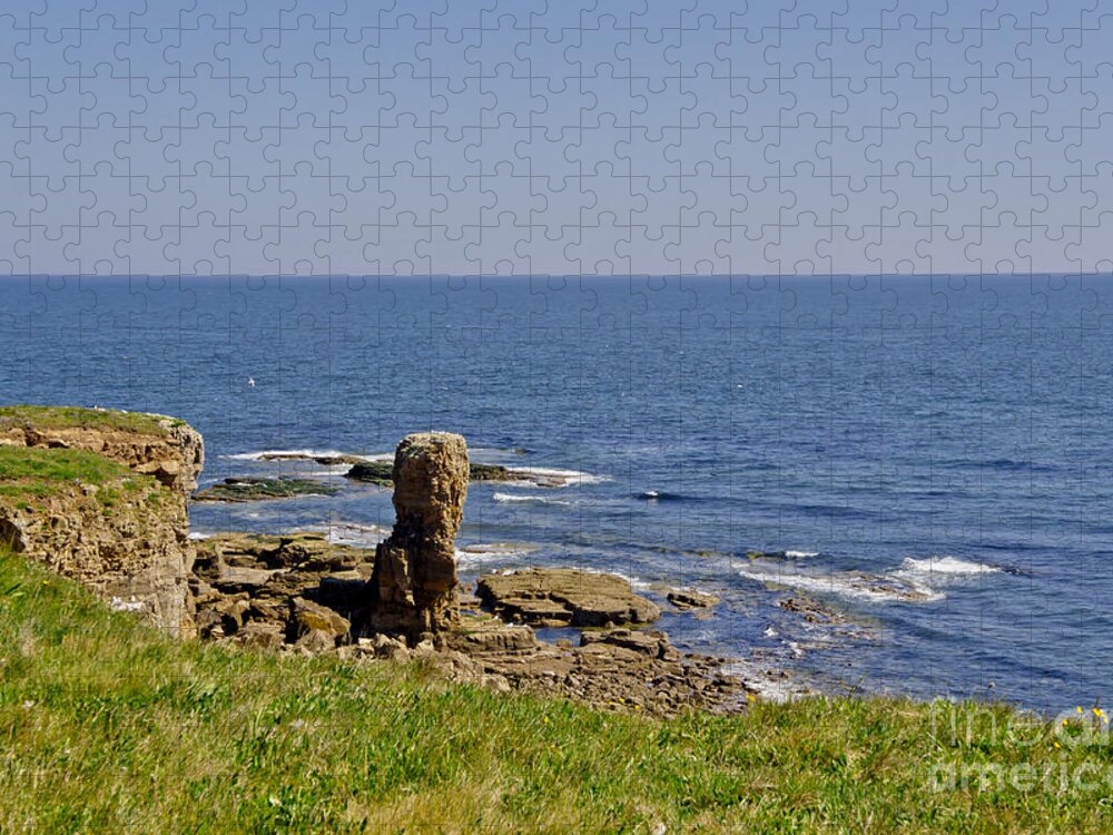 Coast Jigsaw Puzzle featuring the photograph Coast. Seascape 3. by Elena Perelman