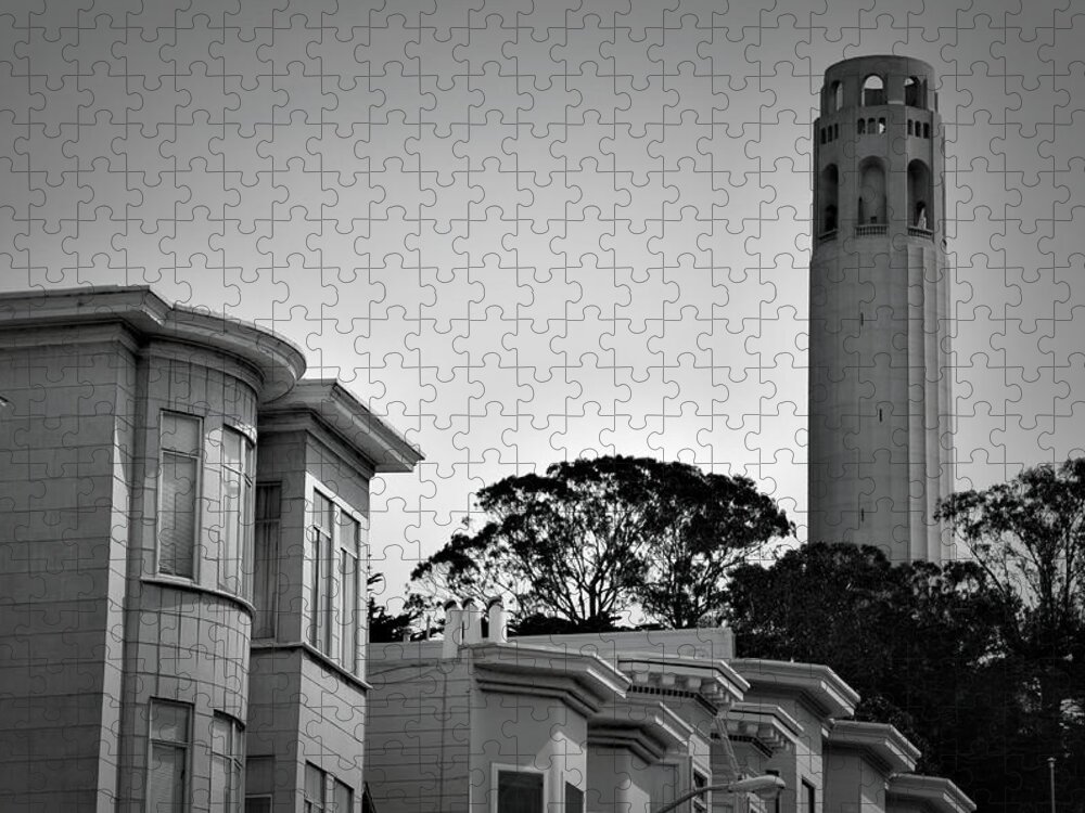 San Francisco Jigsaw Puzzle featuring the photograph Coit Tower by Spencer Hughes