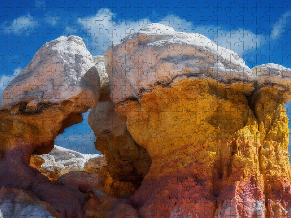 Sandstone Jigsaw Puzzle featuring the photograph Colorado Gold Mine by Darren White