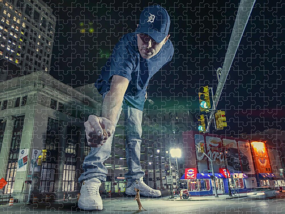 Dj Just Nick Jigsaw Puzzle featuring the photograph Coney Anyone? by Nicholas Grunas