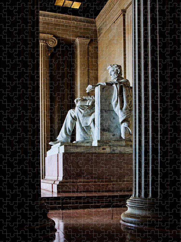 Lincoln Jigsaw Puzzle featuring the photograph Contemplation by Christopher Holmes