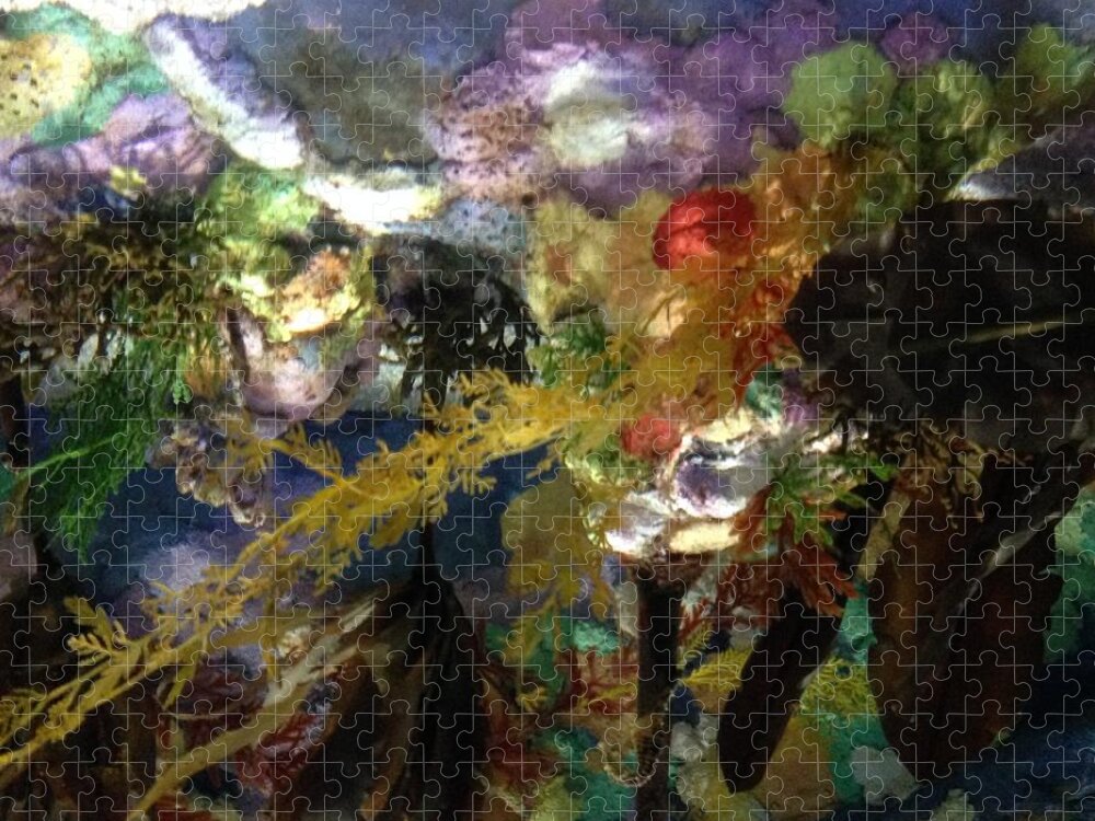 Coral Jigsaw Puzzle featuring the photograph Coral by Susan Grunin