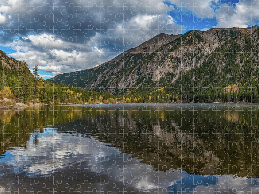Colorado Jigsaw Puzzle featuring the photograph Cottonwood Lake by Darren White